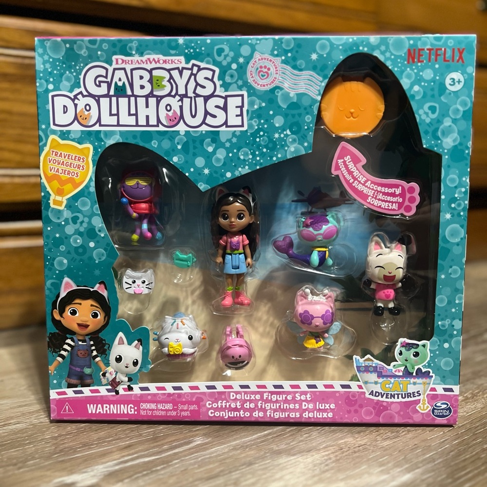 Dreamworks Gabby's Dollhouse Figure Set - Pink, Blue, Purple